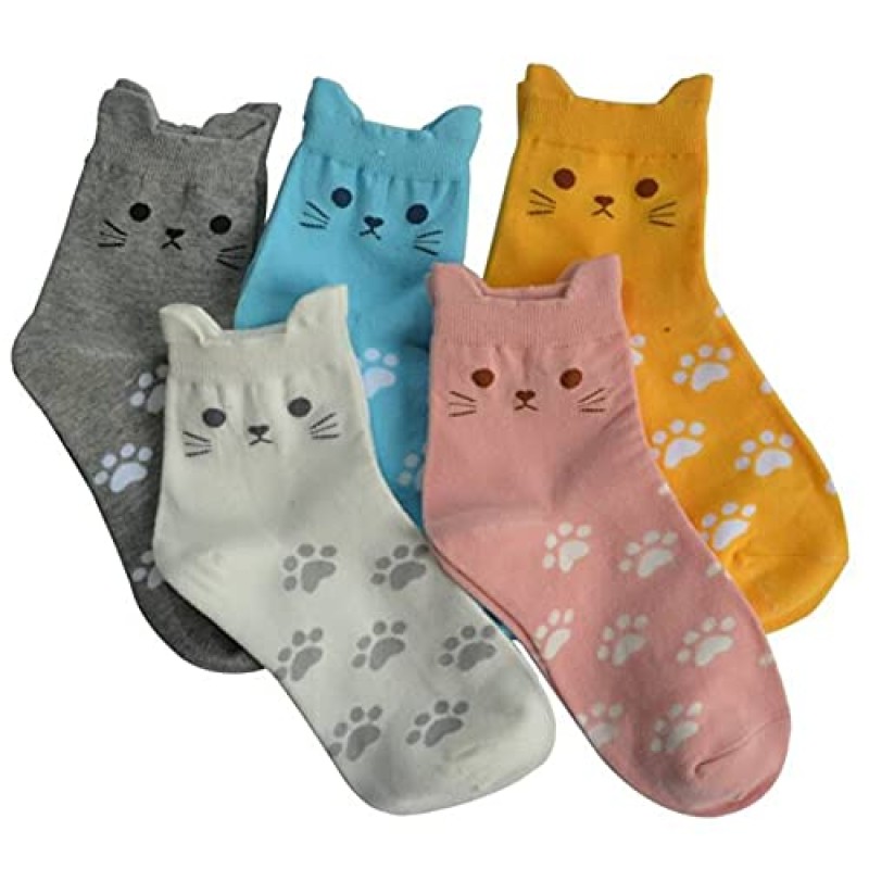 Jeasona Women's Cat Socks