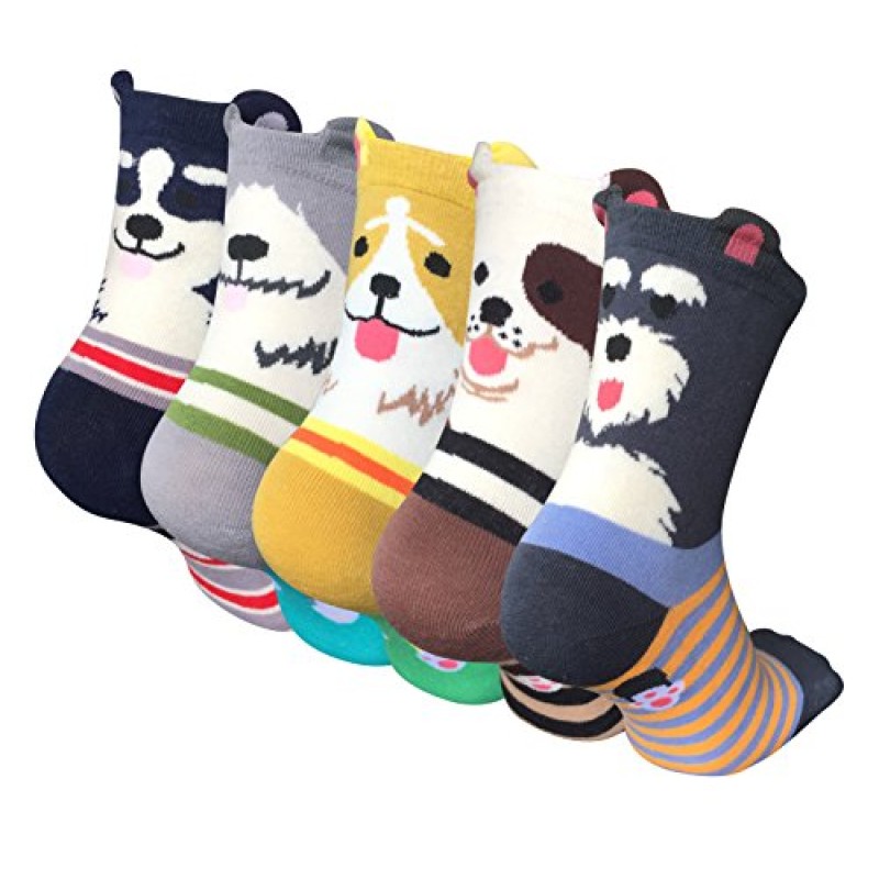 Chalier Women's Animal Print Socks