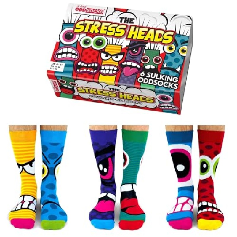 United Oddsocks Stress Heads Socks